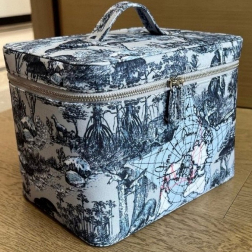 GWP Dior Around the World Cosmetic/Vanity Case with mirror
